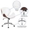 Merrick Lane Roisin Office Chair Mid-Back Ergonomic Executive Swivel Office Chair With Tilt-Lock and Tilt Tension Controls